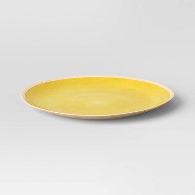Coastal 10.5" Melamine Plastic Dinner Plate - Threshold - Yellow