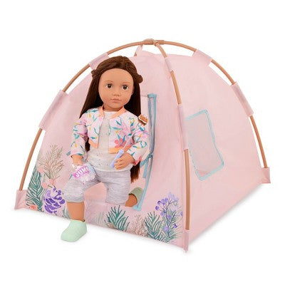 Our Generation Camping Nights Tent & Accessories Set for 18'' Dolls
