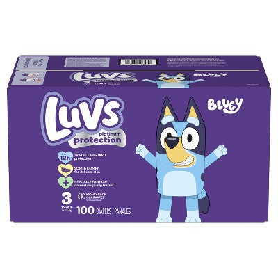 Luvs Disposable Diapers Big Size 3 - 100ct