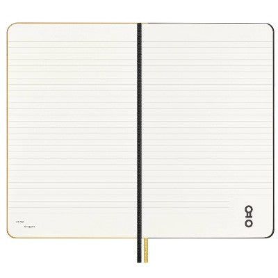 Moleskine 176pg Ruled Large Journal 8.29"x5.12" Year of the Dragon: Hard Cover, Elastic Band,