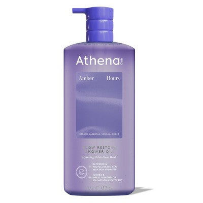 Athena Club Glow Restore Shower Oil - Amber Hours - 18 fl oz: Basic Cleansing, Whole Body, Combination Skin