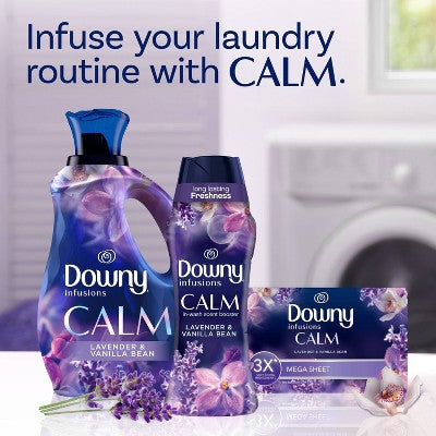 Downy Infusions Lavender & Vanilla Bean Calm Scent Booster - 12.2oz