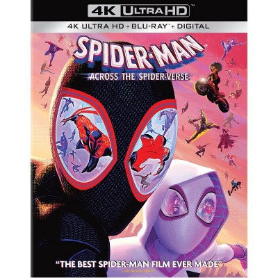 Spider-Man Across The Spider-Verse (4k/UHD Blu-ray Combo Digital) *ADD 3 TO YOUR CART & 1 IS FREE!*