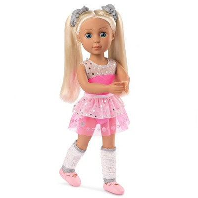 Glitter Girls 14-inch Doll in Ballerina Outfit Christa: Articulated Fashion Doll with Blonde Hair & Blue Eyes