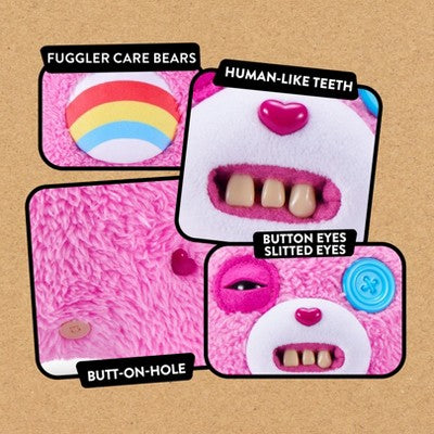 Fuggler 9" Care Bears - Cheer Bear