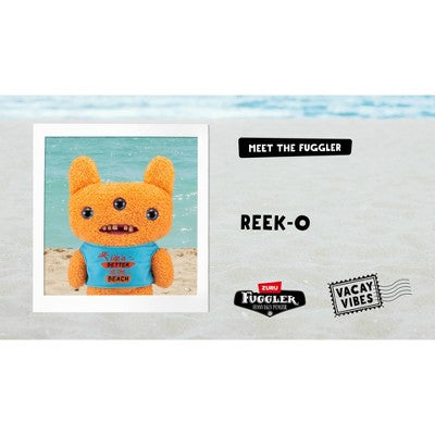 Fuggler 9.4" Vacay Vibes Reek-O Stuffed Animal - Orange