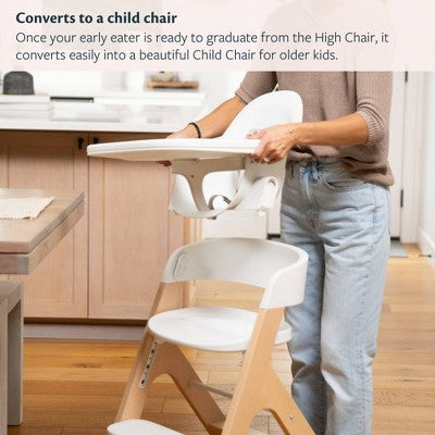 Mockingbird Convertible High Chair - Natural (LOCAL PICKUP ONLY)