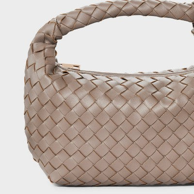 Mini Woven Clutch Bag - A New Day Brown