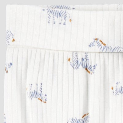 Carter's Just OneBaby Boys' 2pc Zebra Cardigan Set -White Newborn