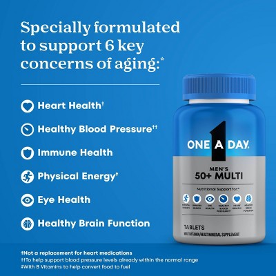 One A Day Multivitamin for Men Over 50 for Immune Health Support - 100ct