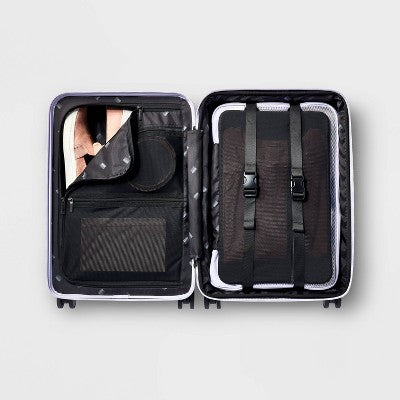 Signature Hardside Carry On Spinner Suitcase Matte Thistle - Open Story