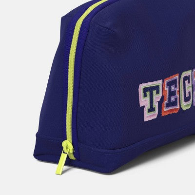 Tech Pouch - heyday Future Dusk Word Embroidery: Electronics Accessory Case