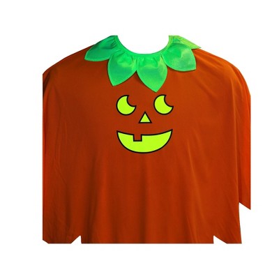 2pc Toddler Blacklight Responsive Pumpkin Poncho Halloween Costume Kit - Hyde and EEK! Boutique