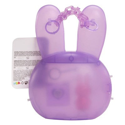 Mini Glam Purse with Cosmetic Bunny - Purple