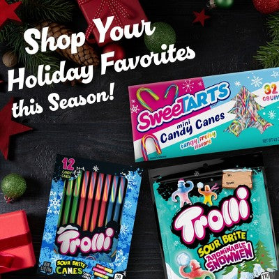 Trolli Abominable Snowman Christmas Candy Stocking Stuffers - 10oz