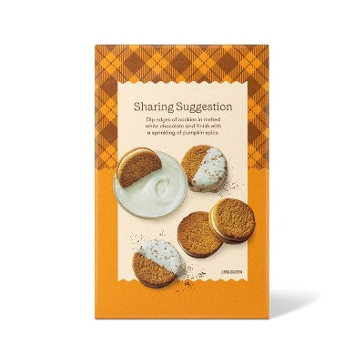 Fall Harvest Pumpkin Cheesecake Sandwich Cookies - 10.6oz - Favorite Day