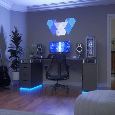 Nanoleaf 10pk Shapes Triangle Mini Expansion LED Light Kit