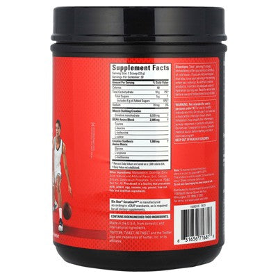 Six Star Creatine Powder Creatine X3 Creatine HCl + Creatine Monohydrate Powder Muscle Recovery Workout Supplement Creatine Supplements Fruit Punch