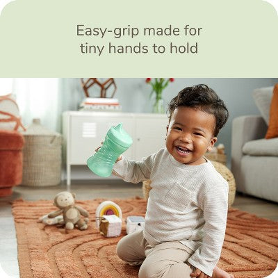 NUK 10 fl oz Fun Grips Hard Spout - Blue/Green - 2pk