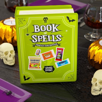HERSHEY'S Chocolate & Sweets Assorted Trick or Treat Halloween Candy Spell Book Box - 30.51oz/72pc