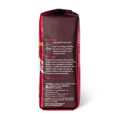 Naturally Flavored Peppermint Stick Light Roast Ground Coffee - 12oz - Good & Gather