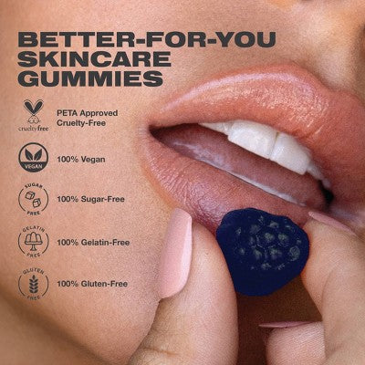 Imarais Beauty De-Puff Anti-Bloat Gummies for Fast Bloating Relief - Vegan and Sugar-Free - 30ct