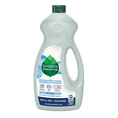 AS IS SOME MISSING Seventh Generation Dish Liquid Soap - Free & Clear - 50oz