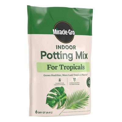 Miracle-Gro Indoor Tropical Mix 7.54lbs Potting Soil