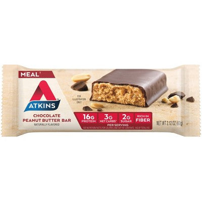 Atkins Chocolate Peanut Butter Protein Meal Bar - 5ct/10.6oz