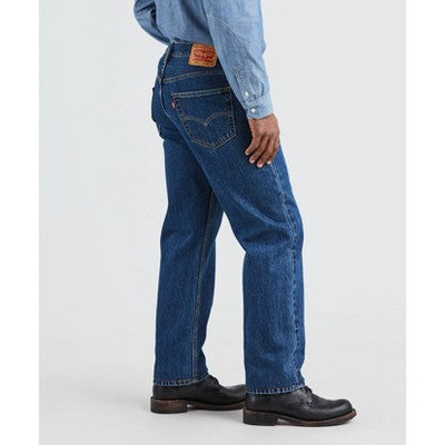 Levi's Men's 550 Straight Fit Jeans - Dark Wash 40x30