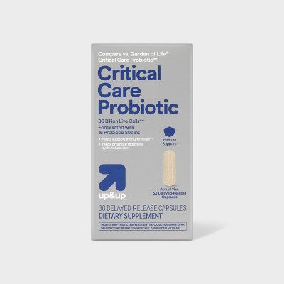 Critical Care Probiotic Capsules - 30ct - up&up