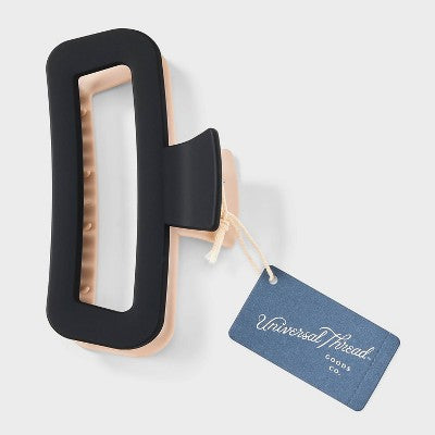 Two-Toned Claw Hair Clip - Universal Thread Black/White