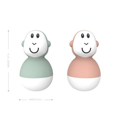 Matchstick Monkey Wobblers - Mint Green & Dusty Pink