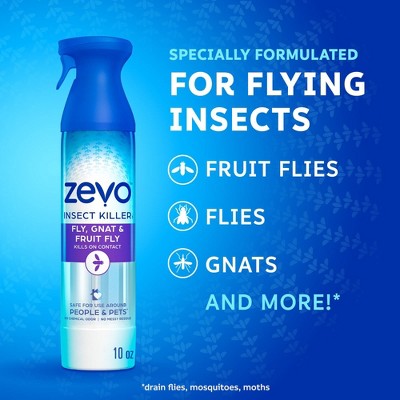 Zevo Fly Gnat and Fruit Fly Flying Insect Spray - 10 fl oz