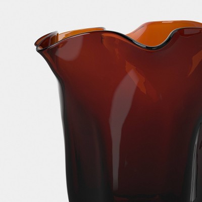 54.1 fl oz Glass Champagne Bucket Maroon - Threshold