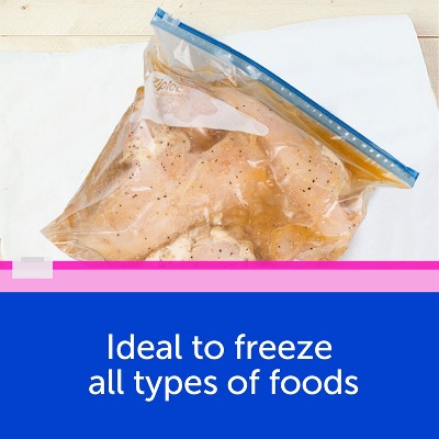 Ziploc Slider Freezer Gallon Bags with Power Shield Technology - 28ct
