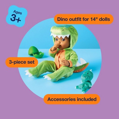 14" Baby Doll Dino Outfit - Gigglescape