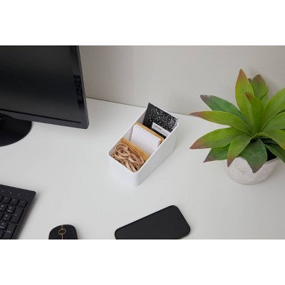Thinkspace 3 Compartment Storage White