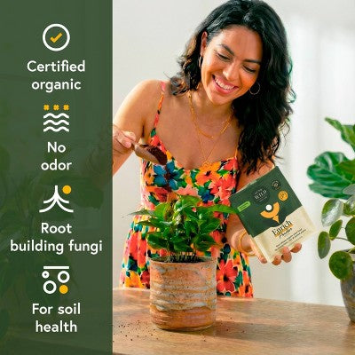 WE THE WILD Enrich Powder Slow-Release Organic Soil Amendment & Plant Food for Houseplants 8.8 oz