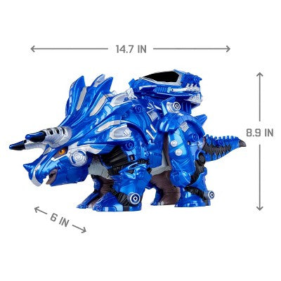 Armorsaurs Armor-Up Dinosaur Cobalt Figure with 7 Removable Armor Pieces