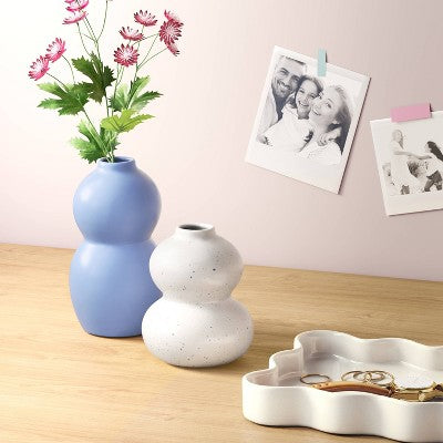 2pk Bud Vase Blue - Room Essentials