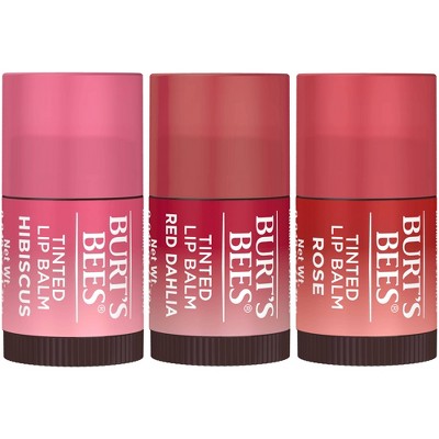 Burt's Bees Bee My Galentine Valentines Day Tinted Mini Lip Balm - 0.147oz/3pk