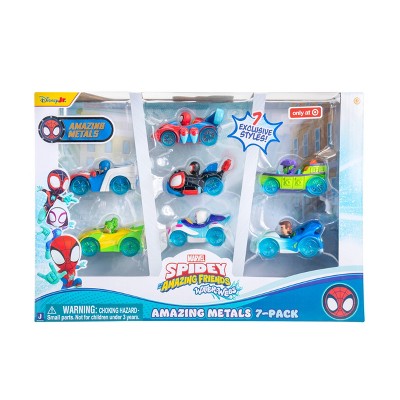 Spidey and His Amazing Friends Diecast Amazing Metal Water Webs Vehicle - 7pk