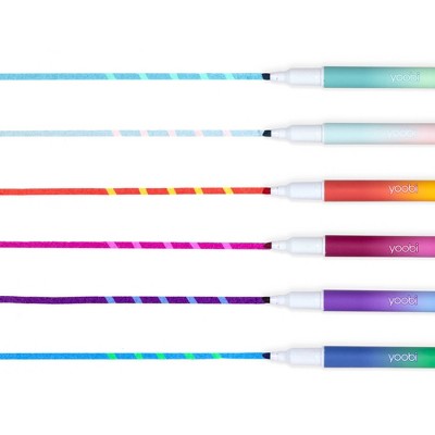 Yoobi Evolve Color Changing Markers 6pk - Soft Aura, Recycled Plastic Barrels