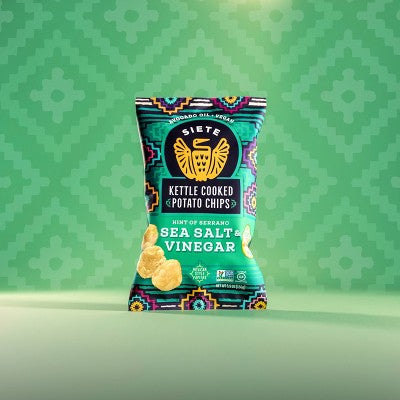 Siete Sea Salt Vin Kettle Chips - 5.5oz