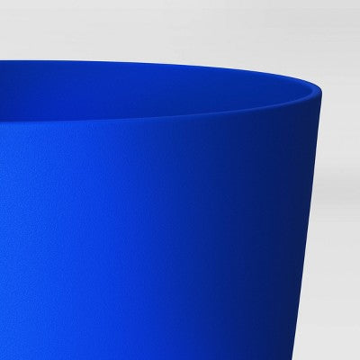Self-Watering Plastic Indoor Outdoor Planter Pot Blue 8"x8" - Room Essentials