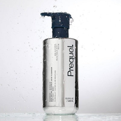 Prequel Gleanser + Glycolic Acid Non-Drying Cleanser - 13.5 fl oz: Basic Cleansing, Liquid, Normal & Combination Skin