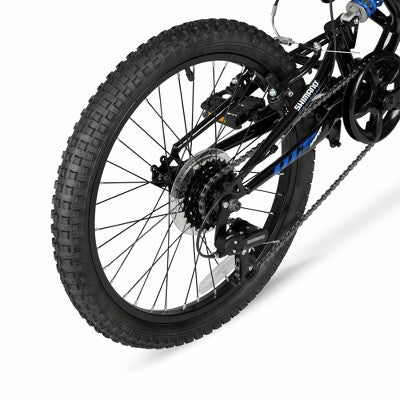Hyper 20" Full Suspension Bear Mountain Bike - Black/Blue (LOCAL PICKUP ONLY)