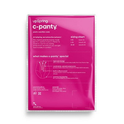 UpSpring C Panty High Waist C Section Recovery Underwear - Black - L/XL