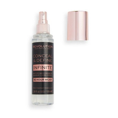 Makeup Revolution Fixing Spray - Infinite - 3.38 fl oz: Makeup Setting Liquid, Translucent Finish, Normal Skin